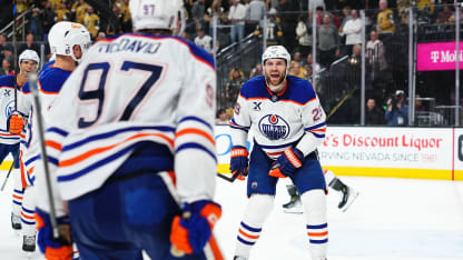 Golden Knights fans cheer during the intense playoff series