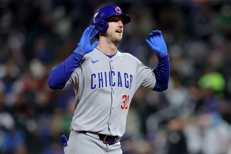 Kyle Tucker powers up at the plate, a top MLB outfielder