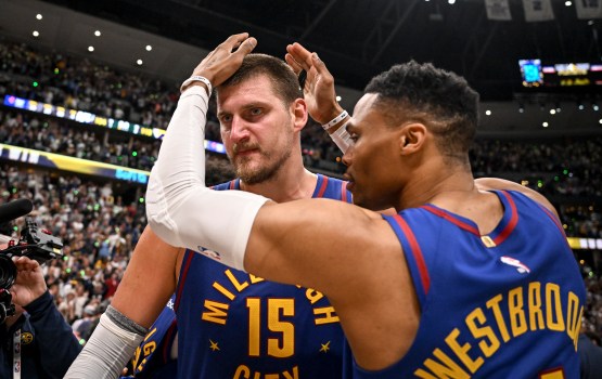Alex Caruso in action for the OKC Thunder during the NBA Playoffs