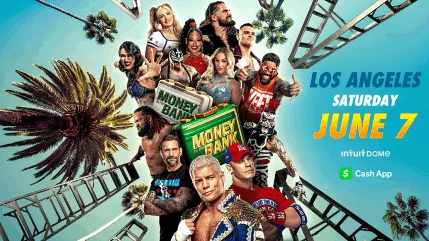WWE Money in the Bank 2025 event at the Intuit Dome in Los Angeles