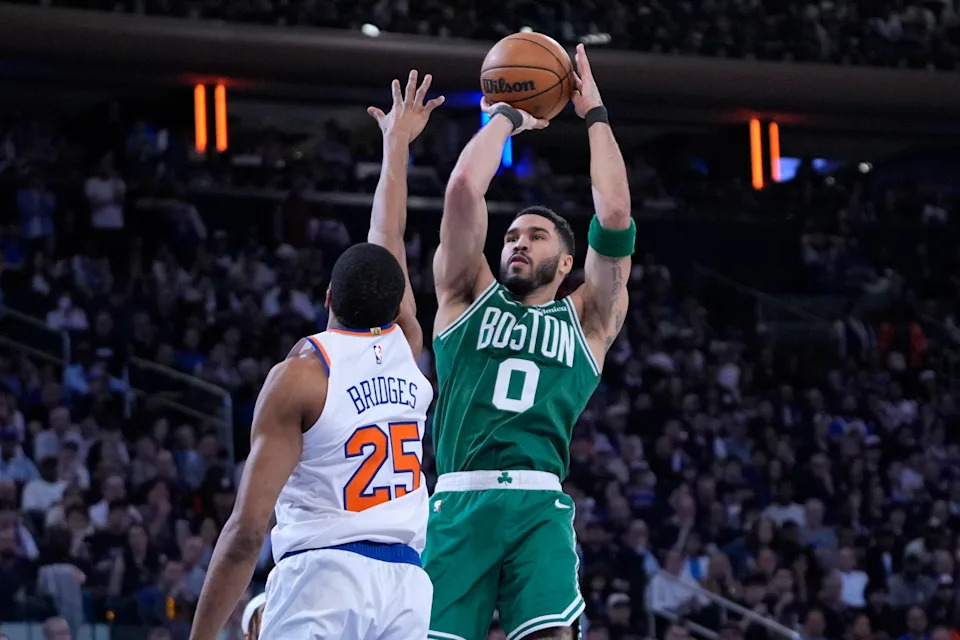 Knicks in playoff action at Madison Square Garden