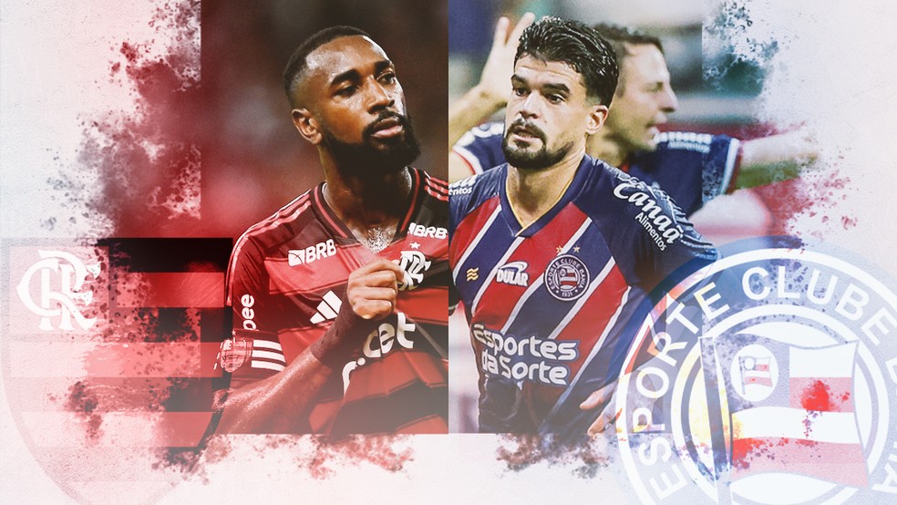 Gerson e Cauly, os meias decisivos de Flamengo vs Bahia, protagonizam o duelo no Maracanã