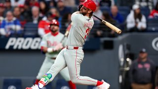 Ranger Suárez pitching for the Phillies in 2025