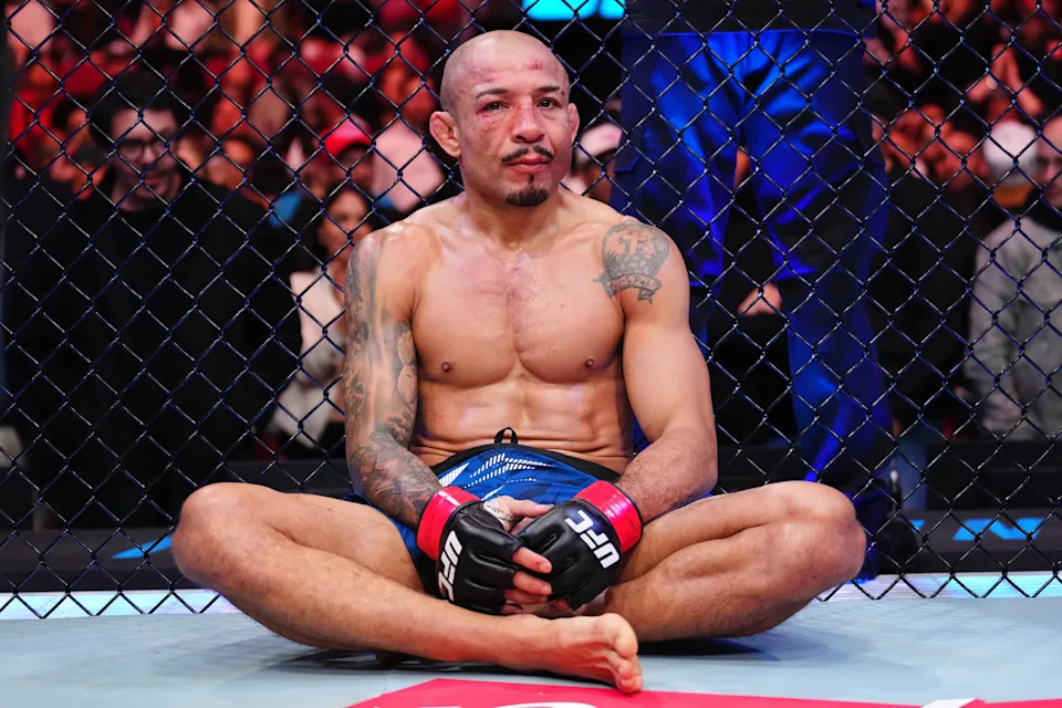 Jack Della Maddalena celebrates his title win at UFC 315, symbolizing monumental change in UFC results.