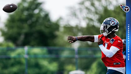 Cam Ward at Tennessee Titans rookie minicamp