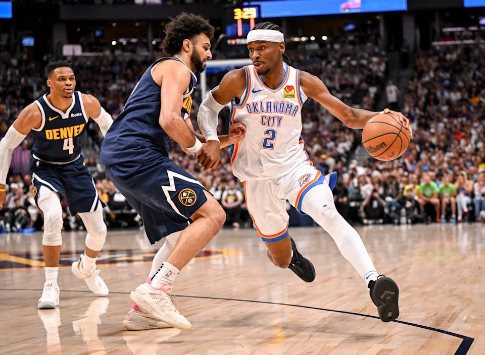 Shai Gilgeous-Alexander in OKC Thunder vs Denver Nuggets matchup