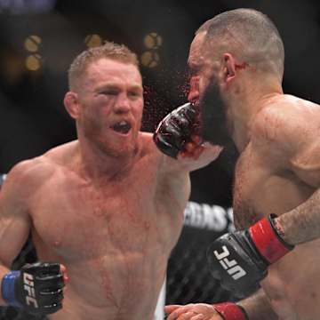 Charles Oliveira and Ilia Topuria preparing for UFC 317 showdown
