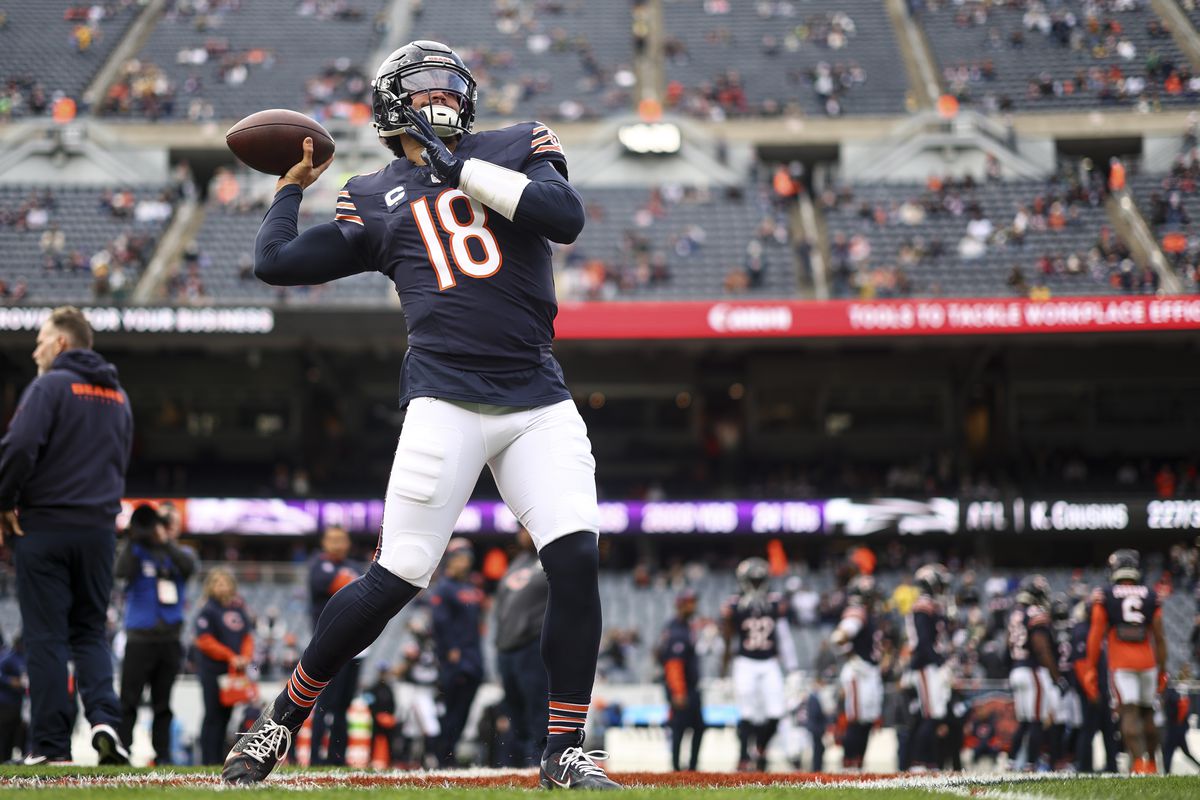 Chicago Bears on the field during the 2025 NFL season.