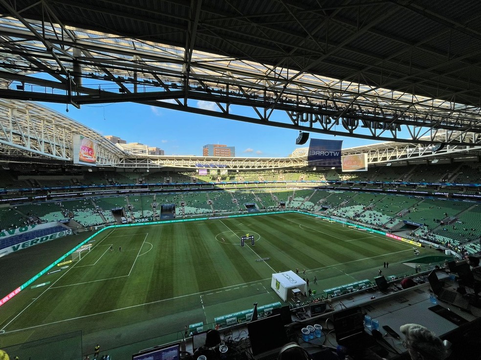 Torcida no estádio durante o Brasileirão