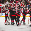 Capitals vs Hurricanes playoff action