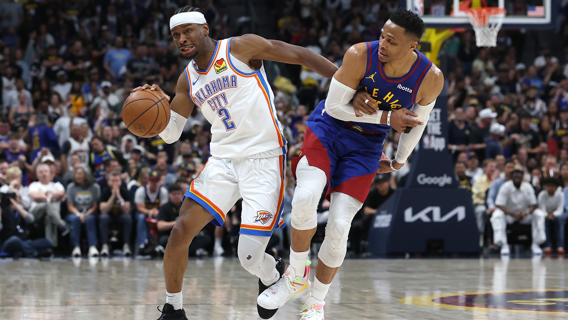 NBA players involved in a flagrant foul during playoffs