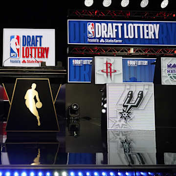 Washington Wizards logo and basketball, representing the NBA Draft