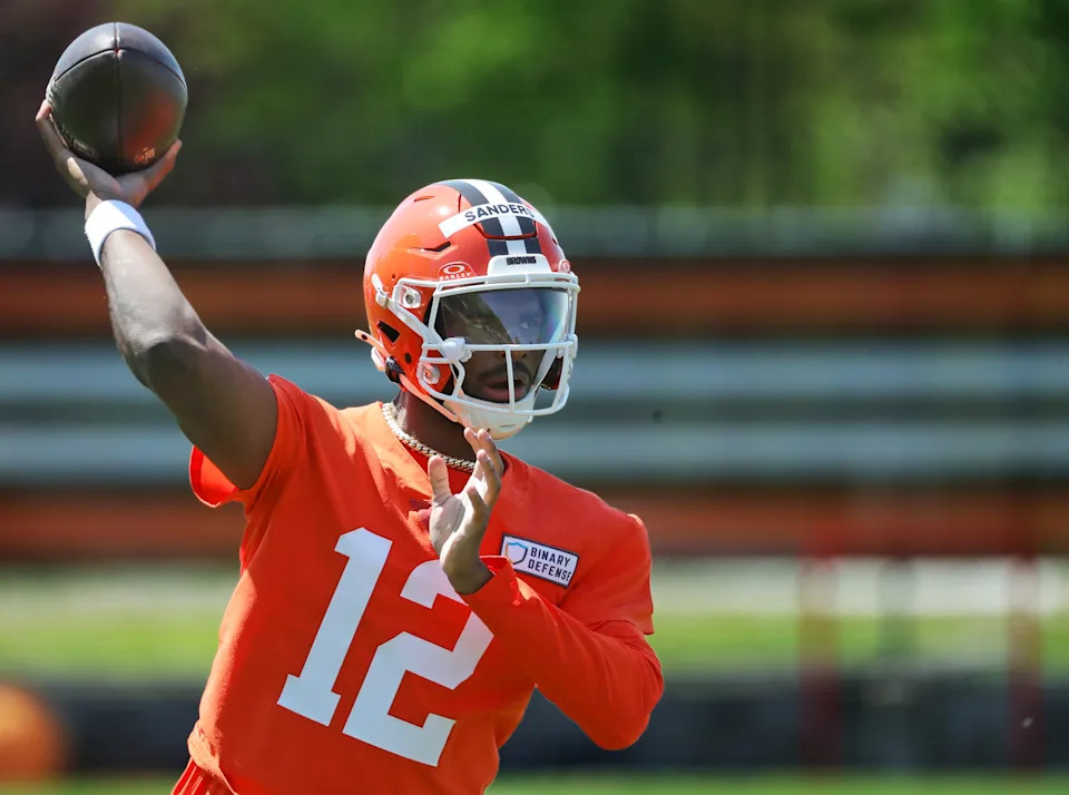 Skip Bayless sports commentary with Shedeur Sanders in focus