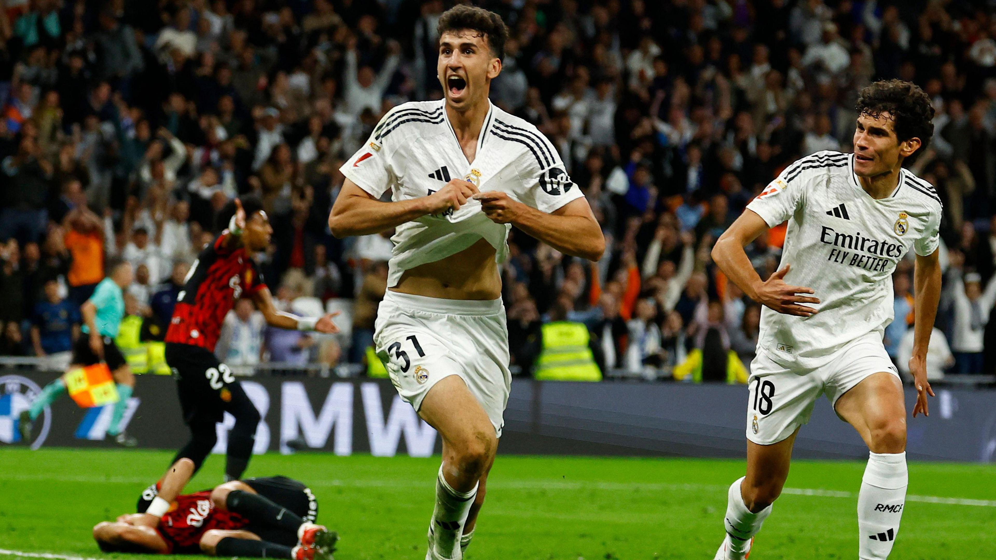 Real Madrid vs Mallorca La Liga Match Action