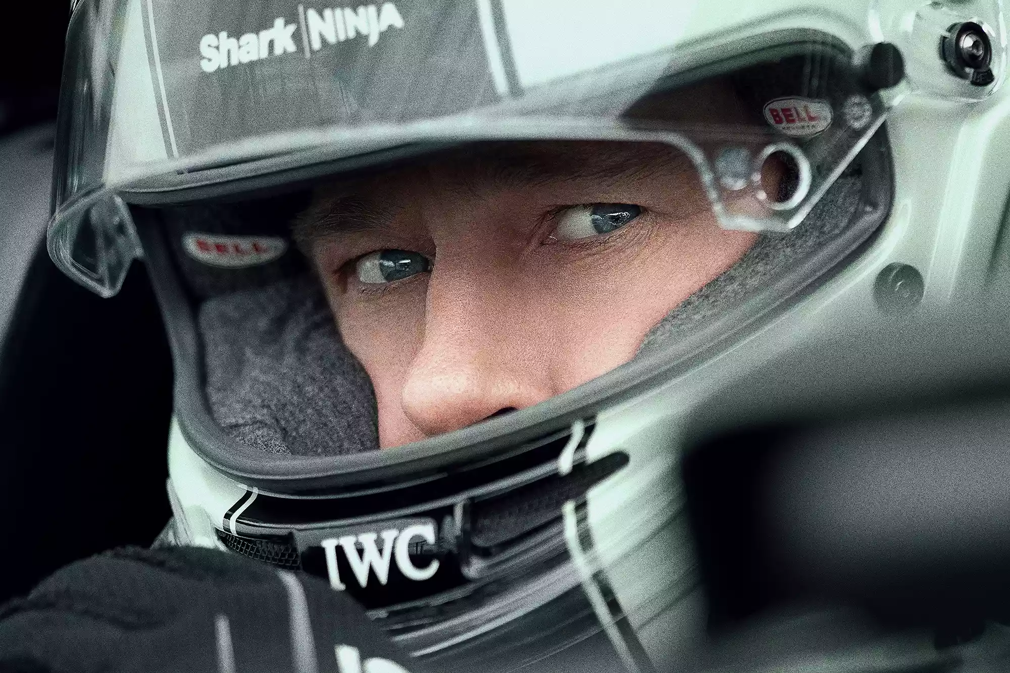 Brad Pitt filming the F1 movie on location