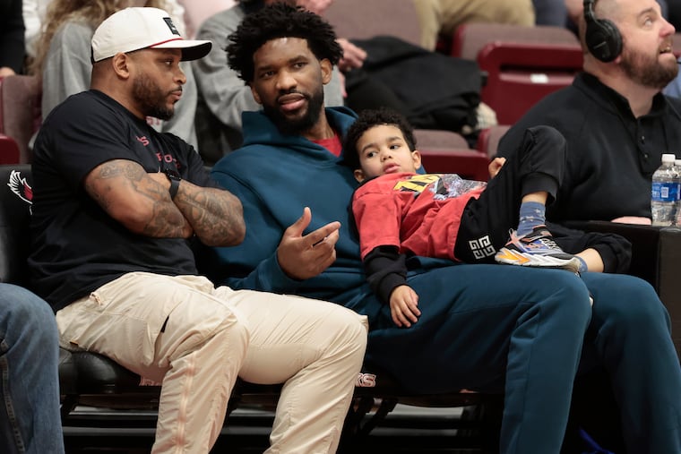 Jameer Nelson at the 76ers front office event