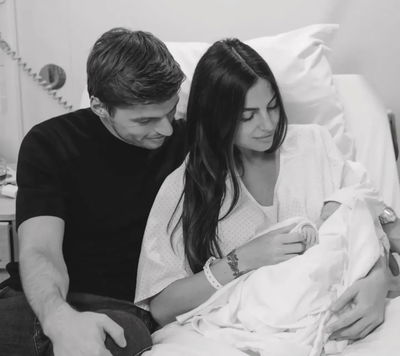 kelly piquet and max verstappen at the paddock