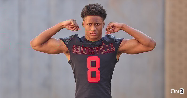 Xavier Griffin in action on the football field