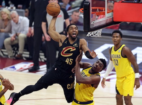 Jarrett Allen in action for the Cleveland Cavaliers