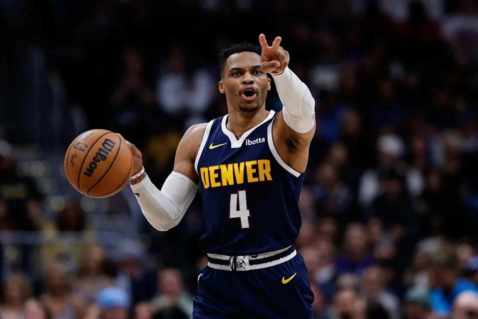 Russell Westbrook in action for the Denver Nuggets