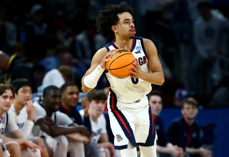Gonzaga's Ryan Nembhard at the NBA Draft Combine