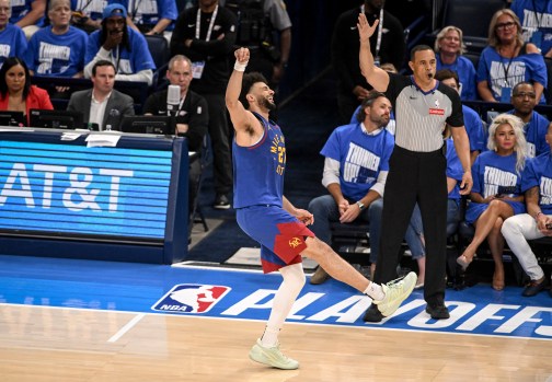 Michael Porter Jr. in action during the NBA playoffs