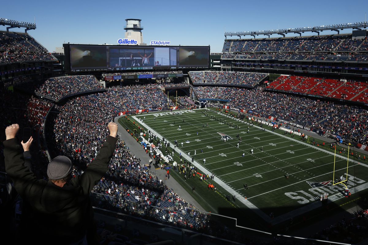 Game day excitement at Gillette Stadium – a key fixture in the 2025 Patriots schedule.