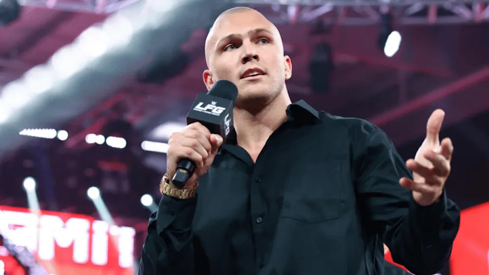 Myles Borne in WWE NXT action