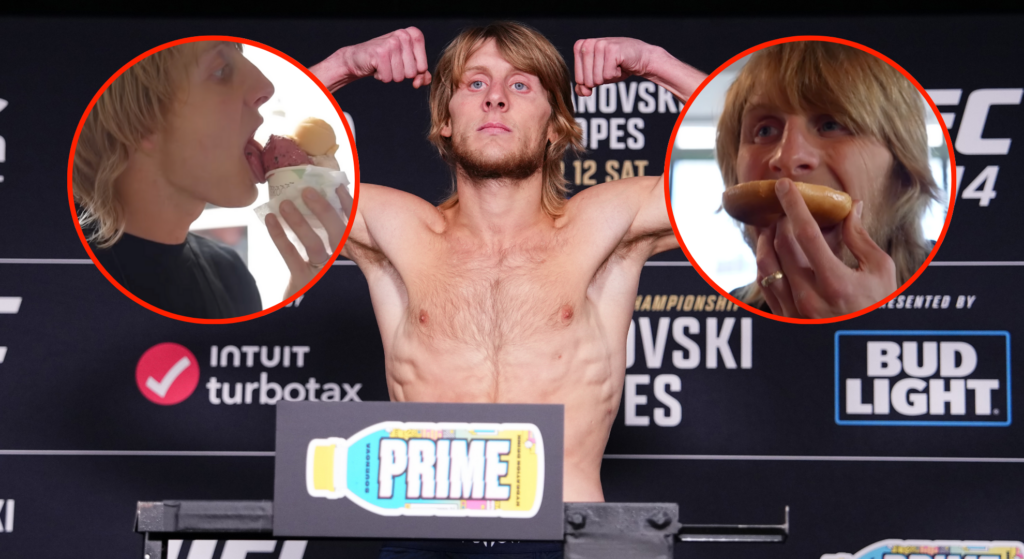 Paddy Pimblett celebrates a UFC victory, embodying his trademark energy and showmanship.