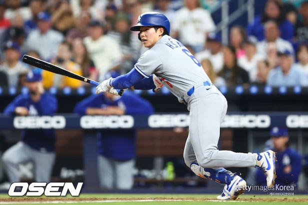 Kim Hye-seong celebrates first home run for Los Angeles Dodgers