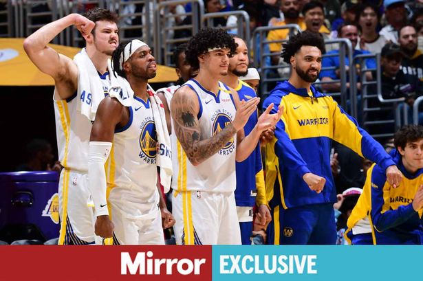Gui Santos in action for the Golden State Warriors