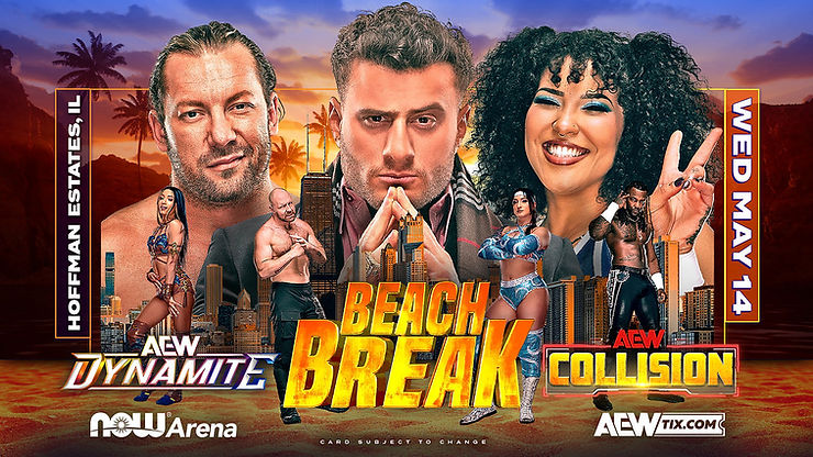 AEW Dynamite Beach Break steel cage main event