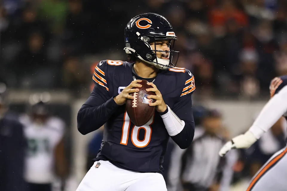 Fans fill Soldier Field before a Chicago Bears game, ready for the excitement of the 2025 schedule