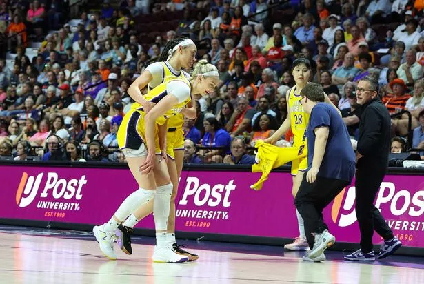 Cameron Brink during a game for the Los Angeles Sparks