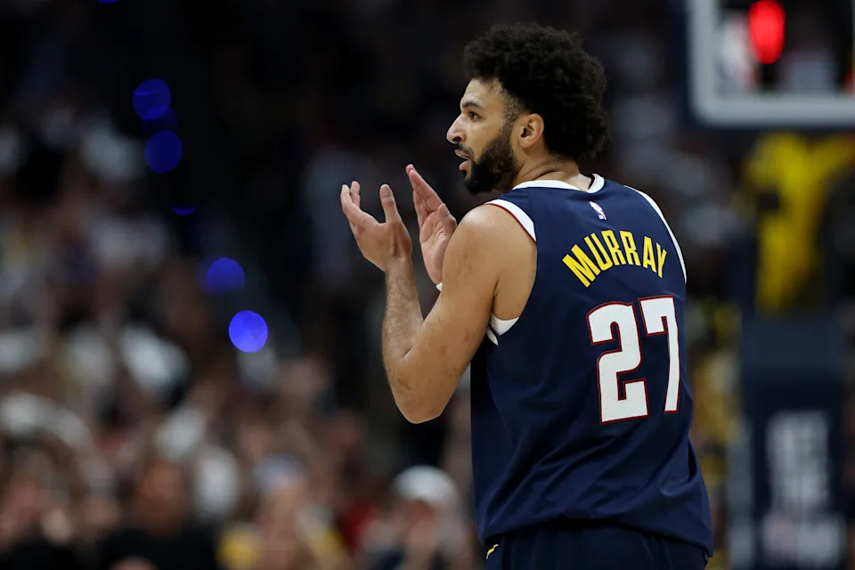 Jamal Murray focuses before Game 6 as he returns from illness