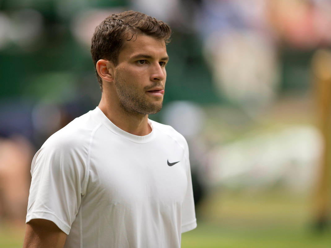 Grigor Dimitrov at a recent ATP event