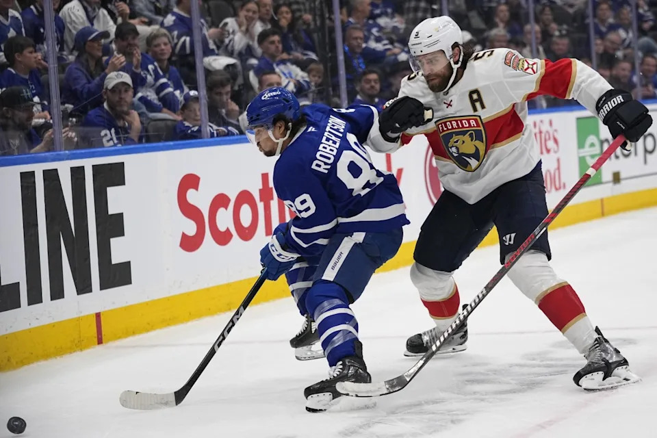 Brad Marchand during a high-intensity NHL playoff moment