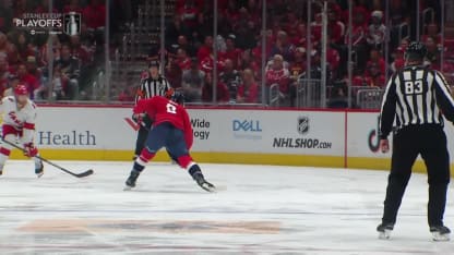 Alex Ovechkin celebrates after a key goal for the Capitals