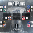 NHL bracket 2025 playoff action
