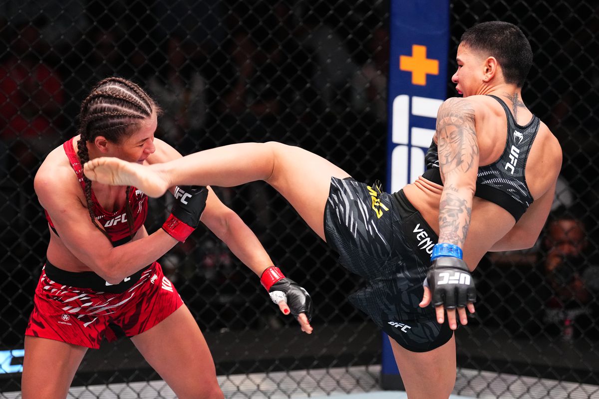 Denise Gomes aiming for victory inside the Octagon