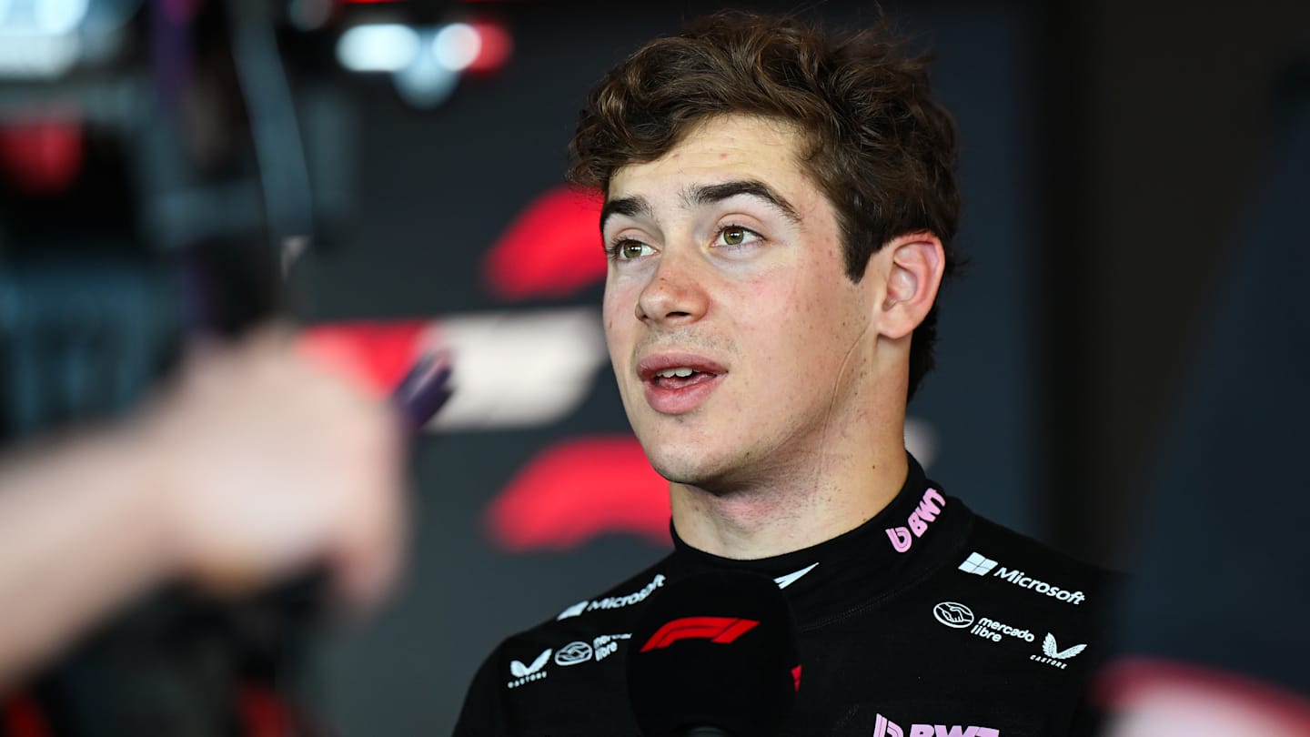 Franco Colapinto prepares for a race weekend with Alpine