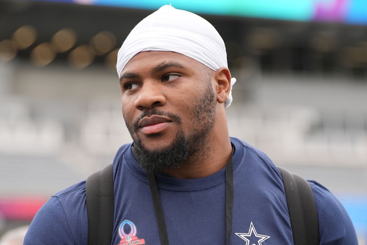 Micah Parsons celebrates a tackle for the Dallas Cowboys