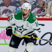 Dallas Stars vs Winnipeg Jets face-off during NHL Playoffs
