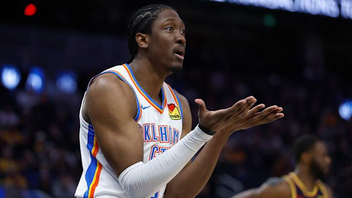 Jalen Williams focused during the NBA playoffs