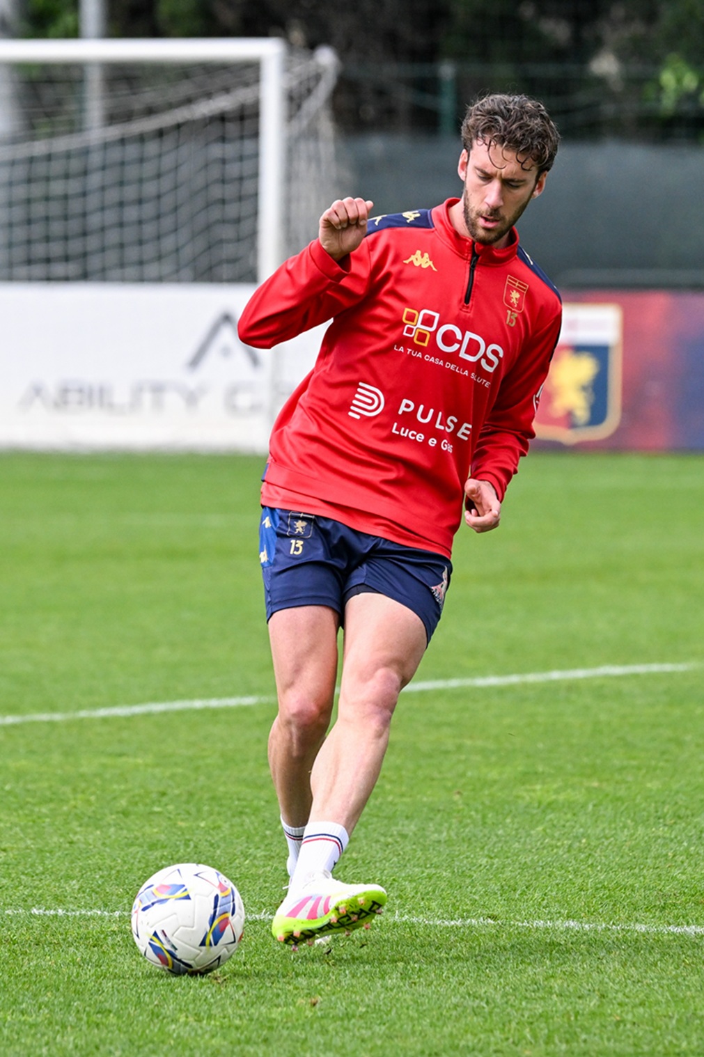 Genoa - Atalanta in campo a Marassi