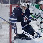 Dallas Stars team celebrates during the playoffs