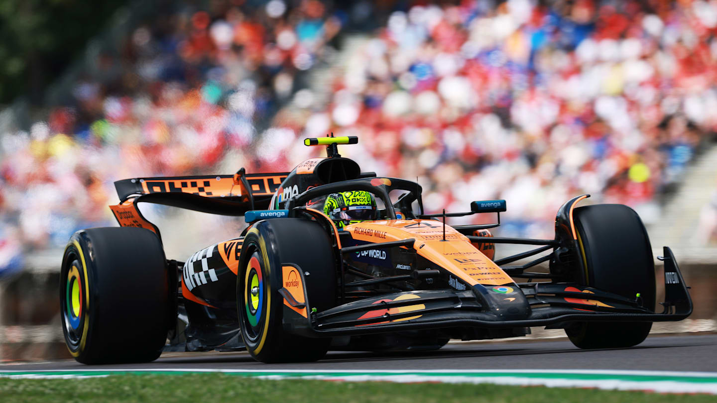 F1 qualifying action at Imola