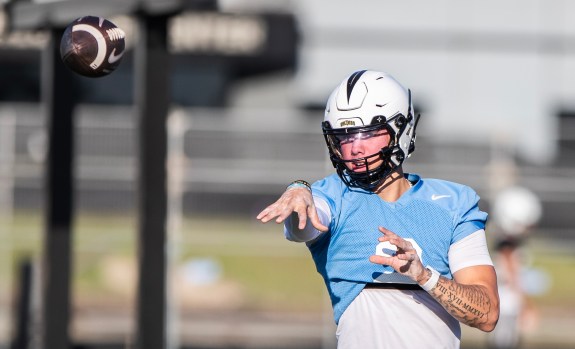 UCF football practice in spring 2025