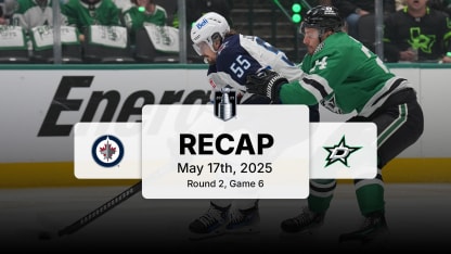 Sam Steel celebrates after scoring in the NHL playoffs