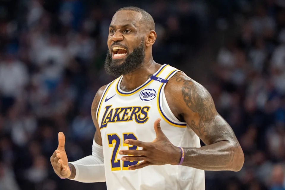 LeBron James celebrates an NBA MVP moment during his illustrious career